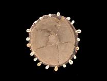 Kuba Hat with Copper Embellishment MW58 -  D.R. Congo - Sold 3
